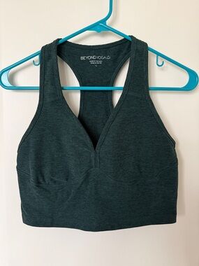 Beyond Yoga Forest Green Sports Bra
